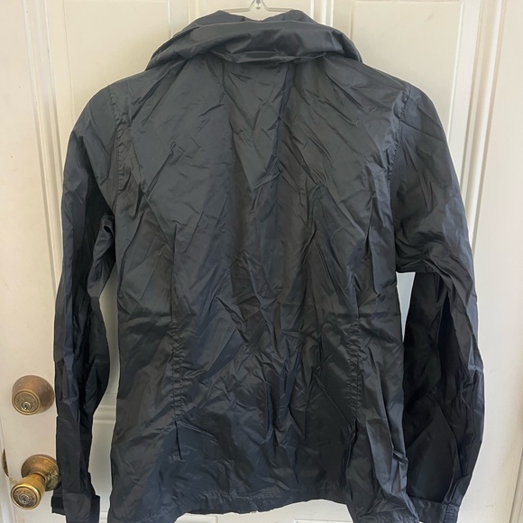 Columbia Windbreaker Medium Women’s Balck Lightweight Jacket pockets hooded - Picture 2 of 13